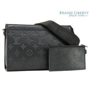 Louis Vuitton Shadow Gaston Wearable Wallet Crossbody Bag Body Noir Black